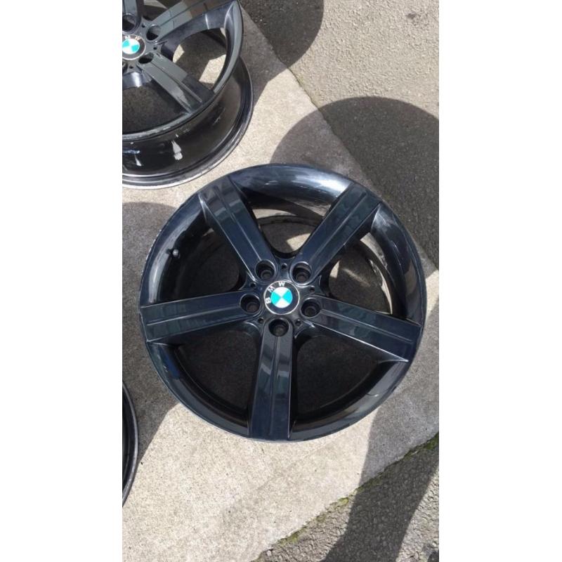 x1 REAR 19' GENUINE BMW 3 SERIES E90/91/92/92 light alloy wheel, 5 spoke 199