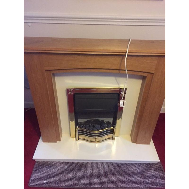 Electric Fire and surround