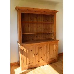 Modern chunky pine dresser unit by Pinetum - wax finish.