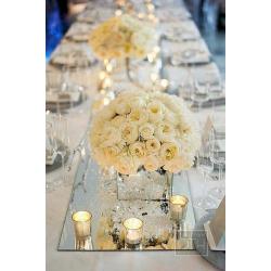 Wedding Venue Decoration, Table Centrepieces and Chair Covers by Valerie
