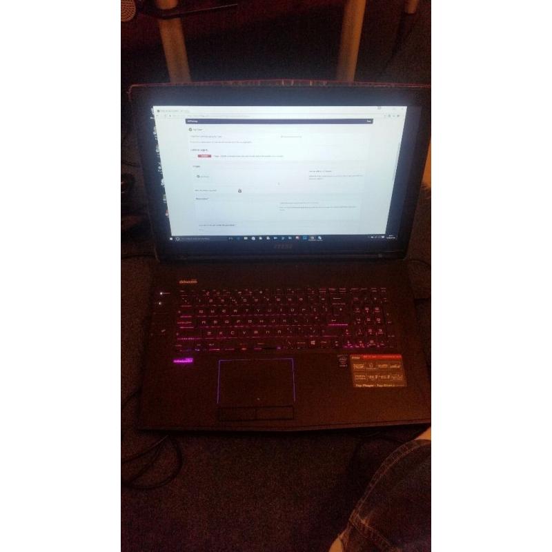 MSI Gaming Laptop i7 980m