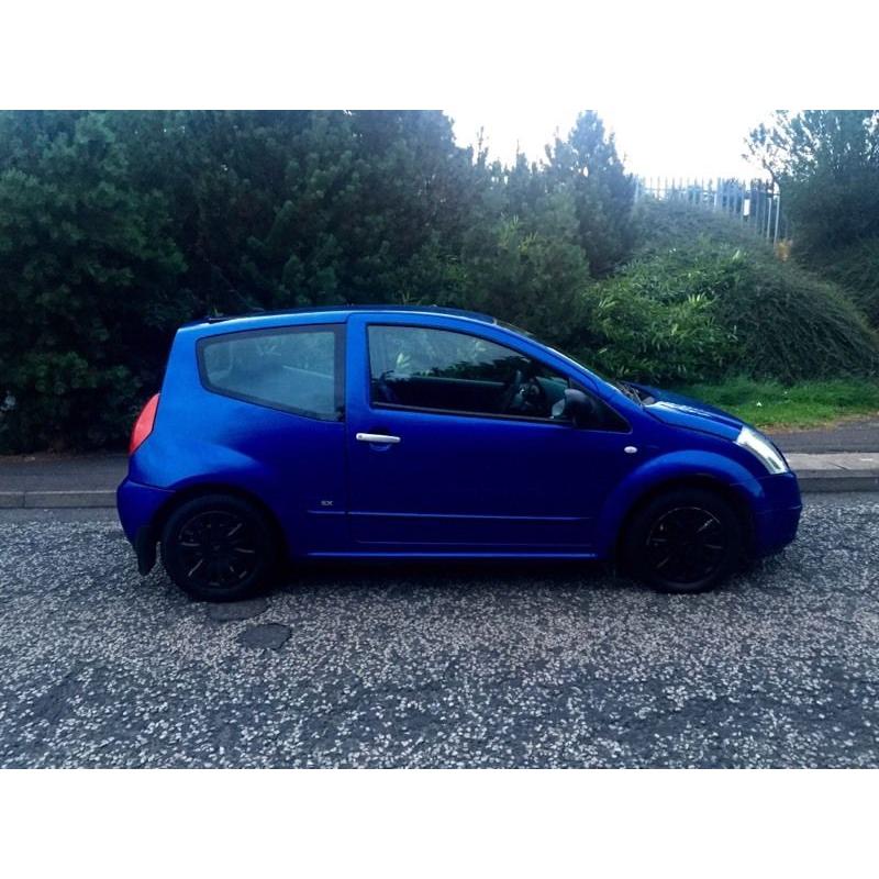 Citroen C2 SX 1.1, Long MOT, Low Miles, Full Service History, Stunning Electric Blue