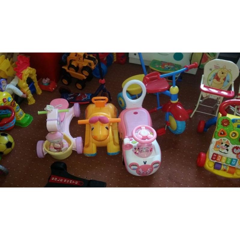 Big job lot of toddler indoor and outdoor toys
