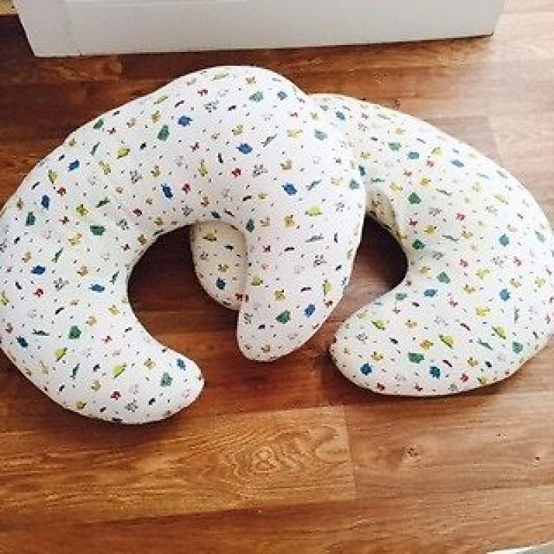 two feeding cushions