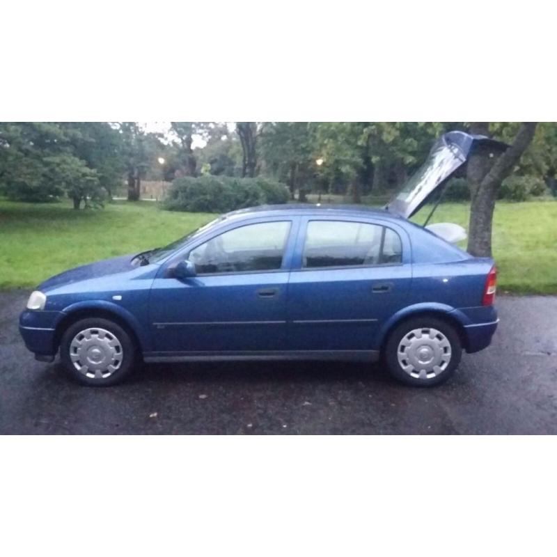 Vauxhall Astra 52 Plate, 56000 GENUINE LOW MILES **MOT Jan 2017**