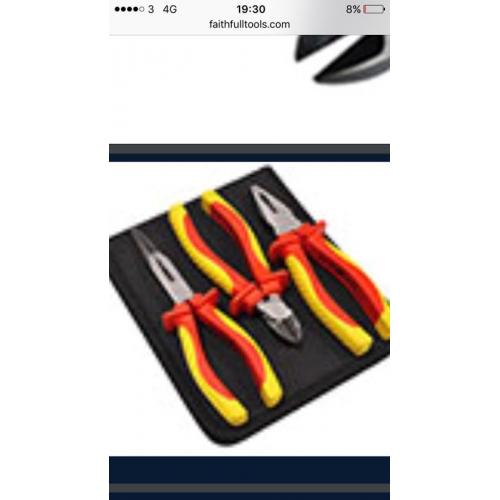 Vde plier set faithful