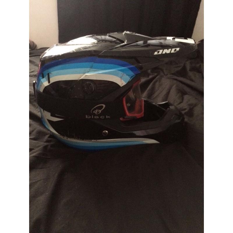 Motorbike helmet black XXL