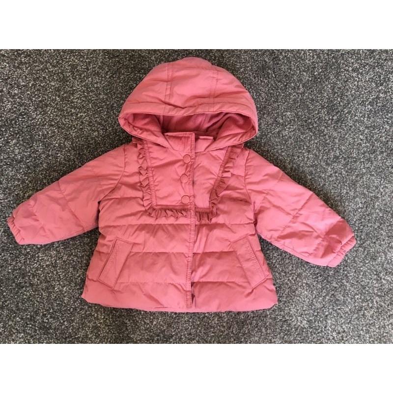 Baby GAP girl pink winter coat 6-12 months