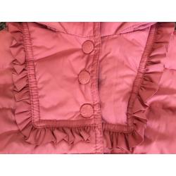 Baby GAP girl pink winter coat 6-12 months