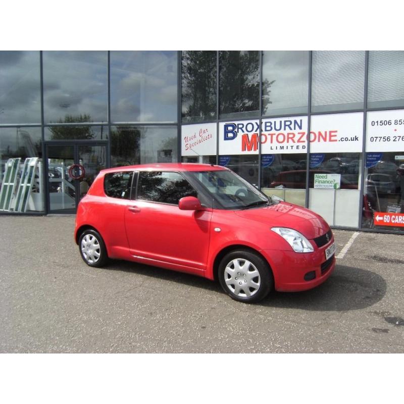 2007 07 SUZUKI SWIFT 1.3 GL 3d 91 BHP **** GUARANTEED FINANCE ****