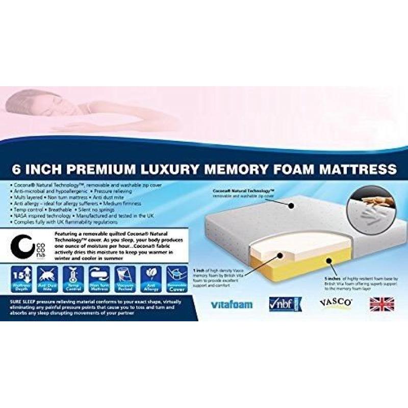 King Size Memory mattress.New.
