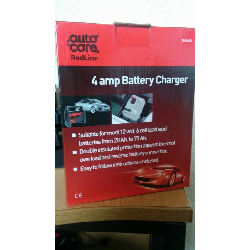 Autocare redline 4 amp car battery charger
