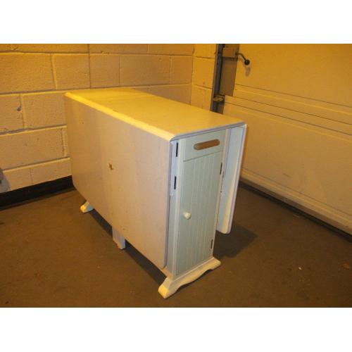 VINTAGE LEBUS HL GATE LEG DINING TABLE PAINTED FINISH FREE DELIVERY