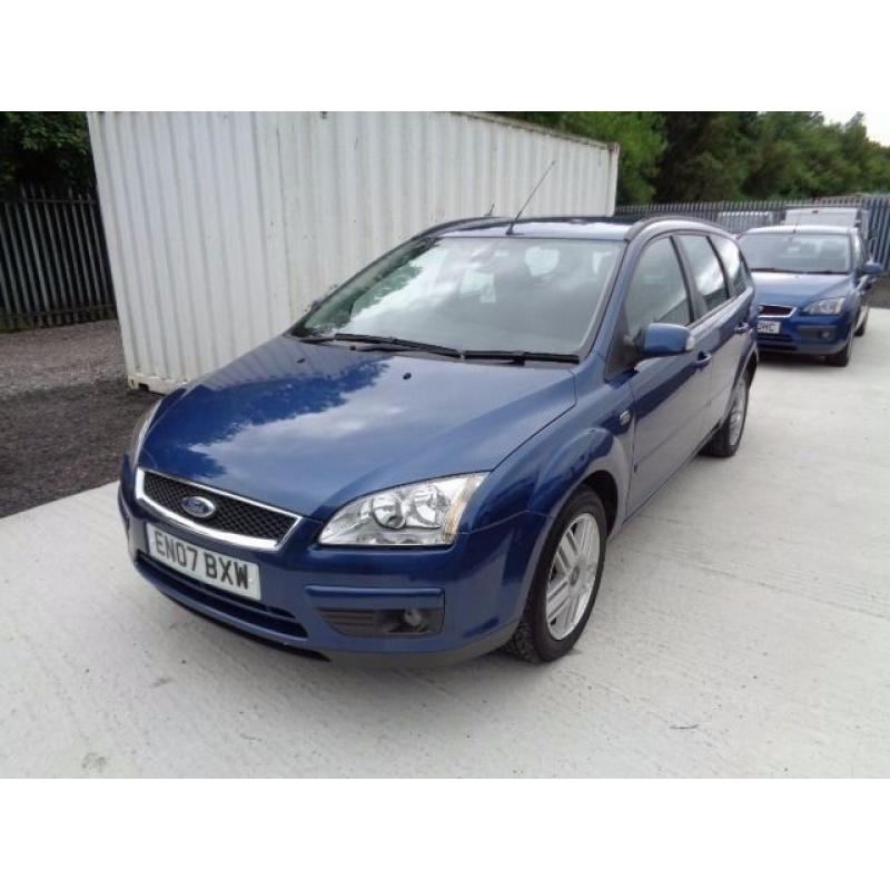 2007 FORD FOCUS 1.8 GHIA PETROL 93,000 MILES 5 DOOR ESTATE BLUE MOT: 09/07/17 EXCELLENT CONDITION