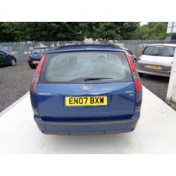 2007 FORD FOCUS 1.8 GHIA PETROL 93,000 MILES 5 DOOR ESTATE BLUE MOT: 09/07/17 EXCELLENT CONDITION