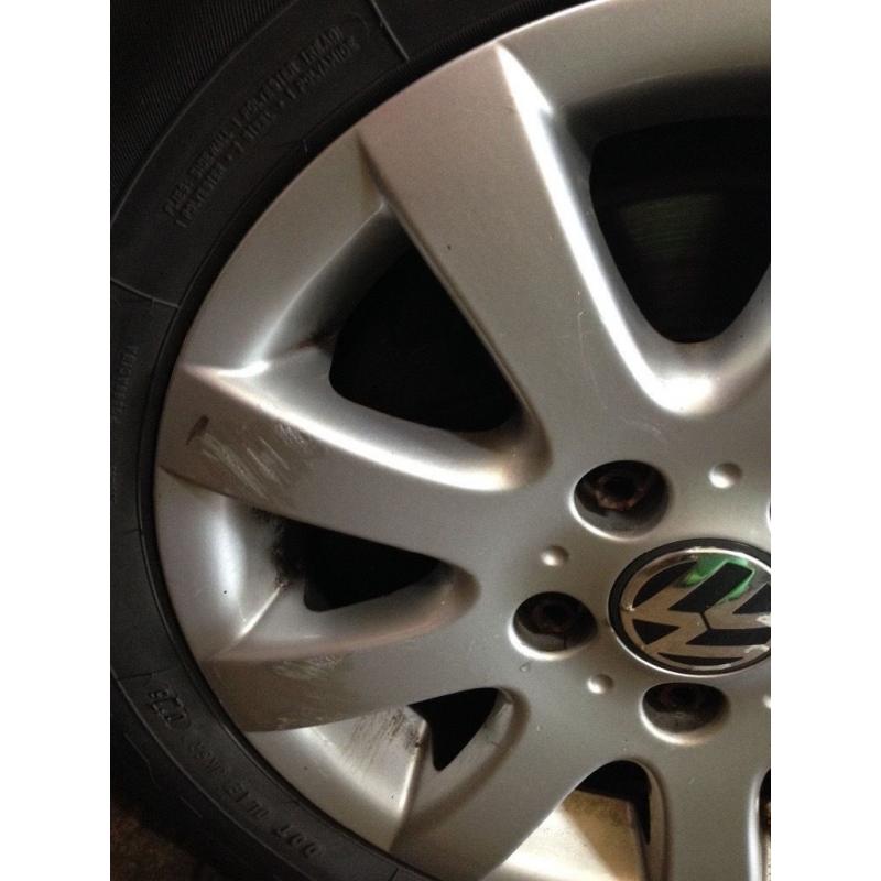 Vw 15" 5x112 alloy wheels