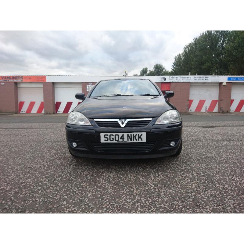 2004 Vauxhall Corsa 1.2 SXI 16V Manual Petrol Black 3dr