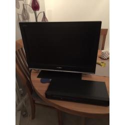 32" Sony TV and Onkyo bluray player