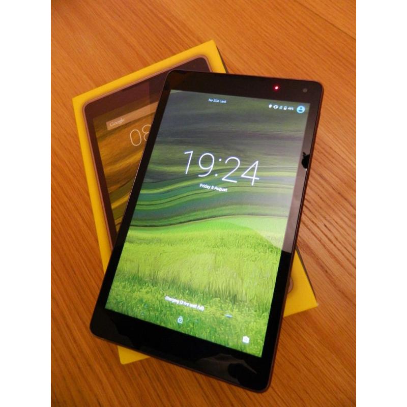 EE Harrier Android Full HD Tablet 8 Inch Boxed 4G Cellular Enabled With Data Sim Cards