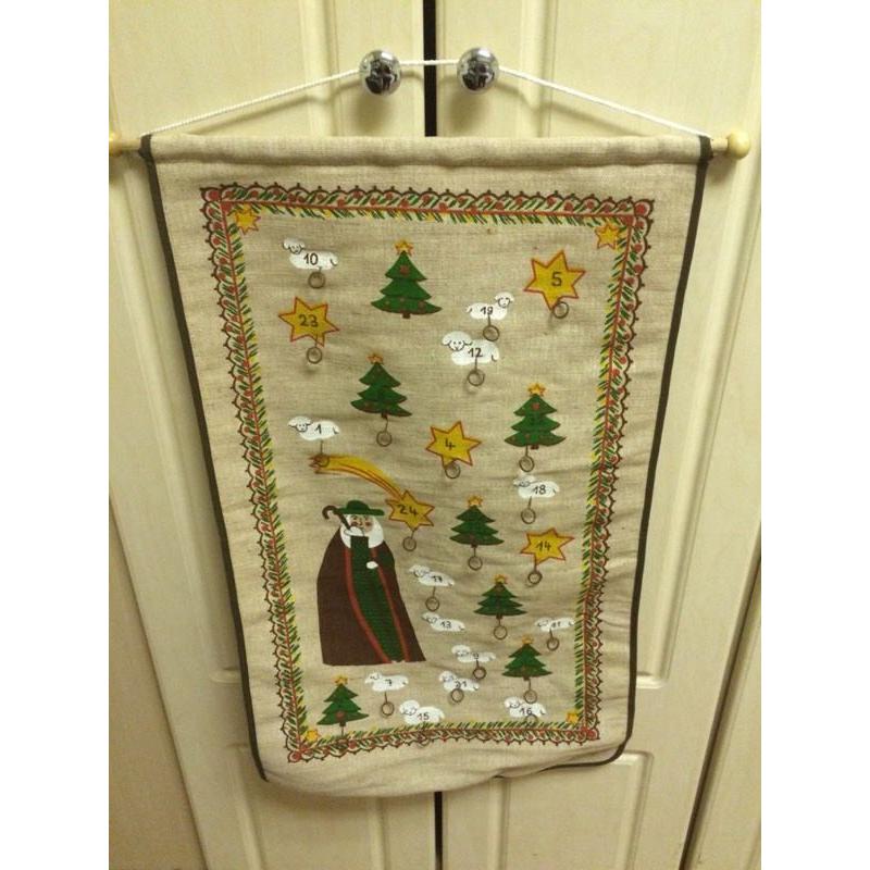 Christmas advent calander scrolls