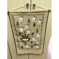Christmas advent calander scrolls