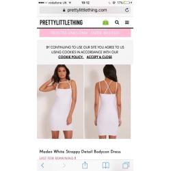 White dress size 8
