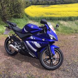Yamaha YZF R125-2012-Blue