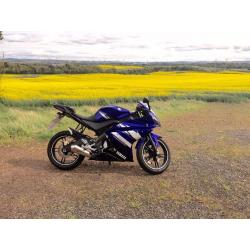 Yamaha YZF R125-2012-Blue