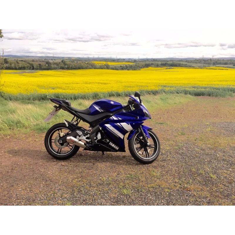 Yamaha YZF R125-2012-Blue