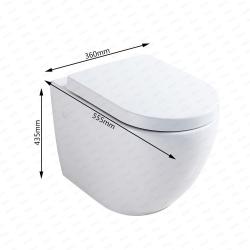 WC Wall Hung with Concealed Cistern
