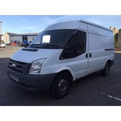 2007 FORD TRANSIT VAN T350M MWB RWD 140BHP DIESEL CREW CAB 2x REAR SEATS GREAT CONDITION
