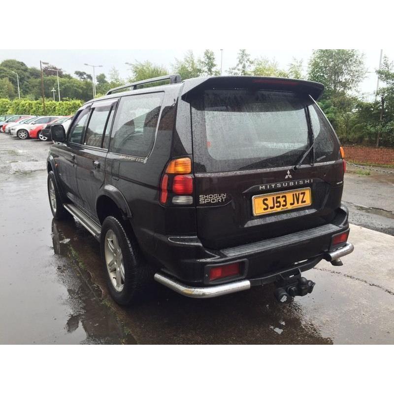 Bargain Mitsubishi shogun sport warrior, long MOT ready to go