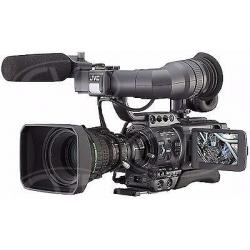 Two JVC GY HD110 Studio Cameras and a Roland VR3-EX Video Mixer