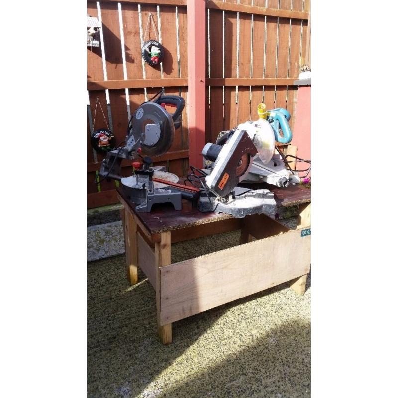 Job lot 3 chop saws