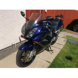 Honda Vfr 800f a-3 v.tec abs 2003 reg 03 mileage 33850 mot April 2017 May swop for car