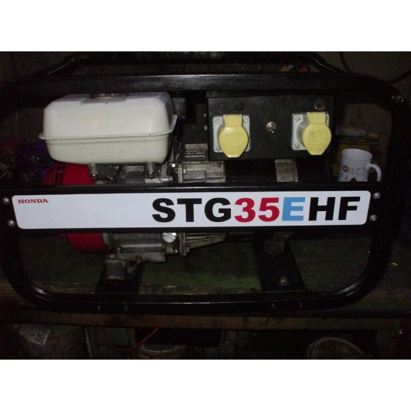 (Z) 3.5KVA TOP OF THE RANGE GENUINE HONDA POWER TOOLS GENERATOR WITH LOW OIL AUTOMATIC SHUTDOWN