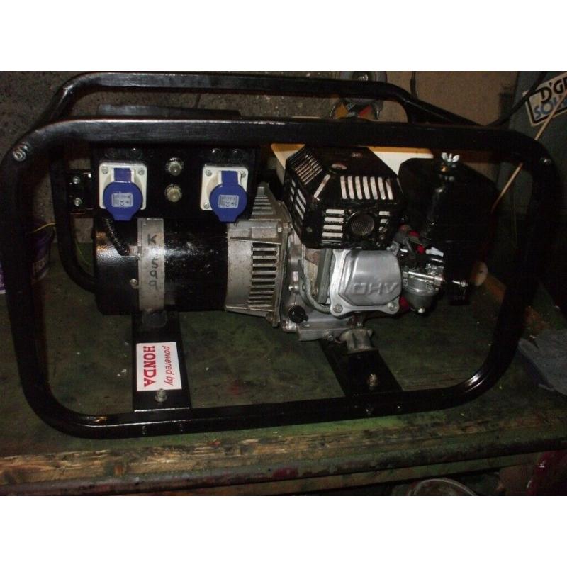 (Z) 3.5KVA TOP OF THE RANGE GENUINE HONDA POWER TOOLS GENERATOR WITH LOW OIL AUTOMATIC SHUTDOWN
