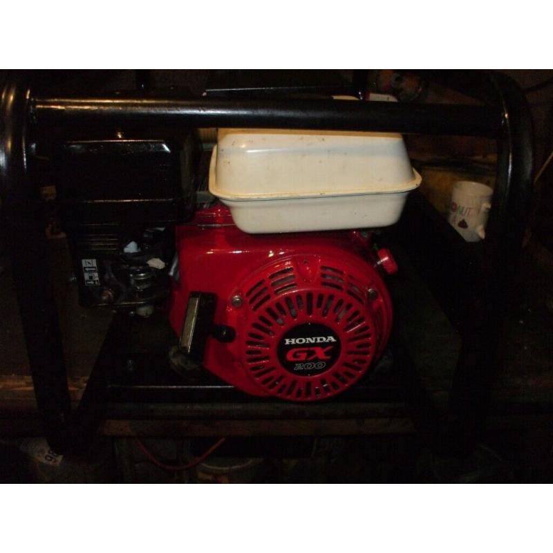 (Z) 3.5KVA TOP OF THE RANGE GENUINE HONDA POWER TOOLS GENERATOR WITH LOW OIL AUTOMATIC SHUTDOWN