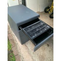 3 Drawer metal Pedestal cabinet