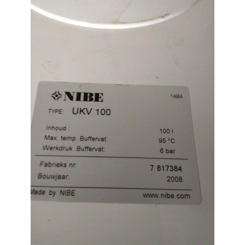 NIBE UKV 100 Buffer Tank and Varem 18L expansion tank