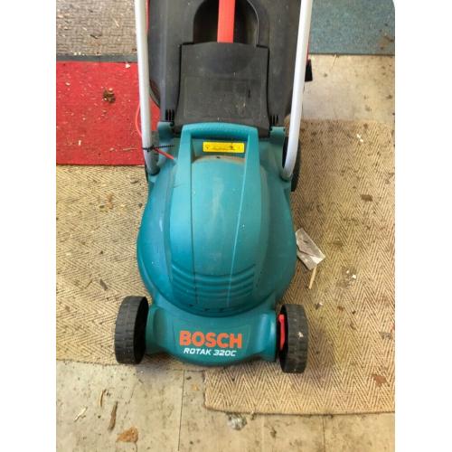 Second hand Bosh Rotak 320C Electric Lawn mower