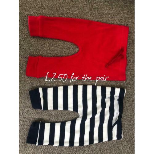 Selection of baby boy bottoms 3-6 months