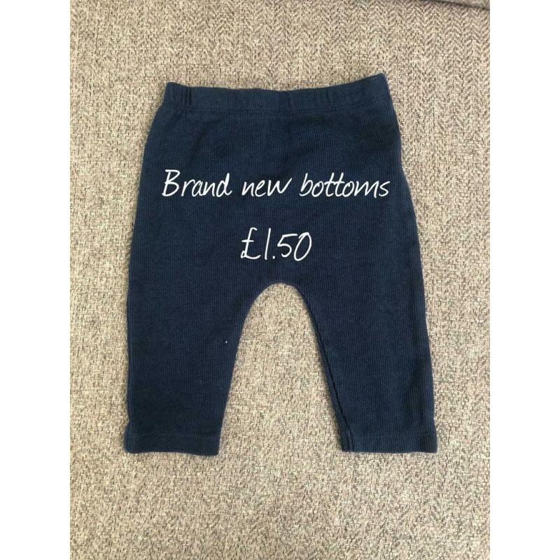 Selection of baby boy bottoms 3-6 months