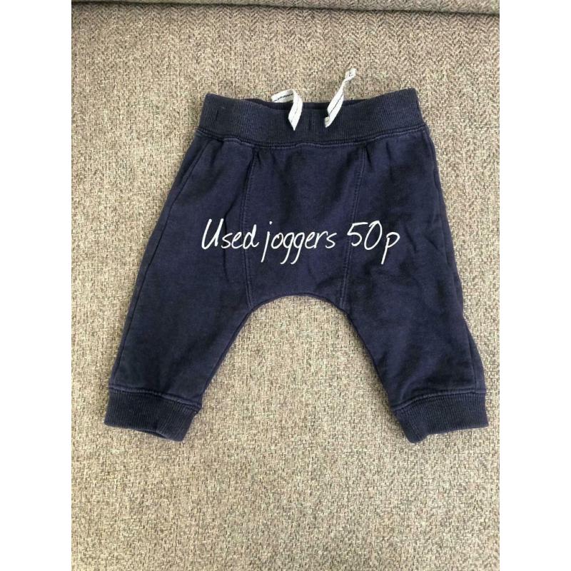 Selection of baby boy bottoms 3-6 months