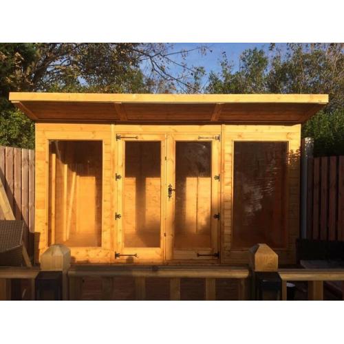 12x6 CONTEMPORARY PENT SUMMER HOUSE