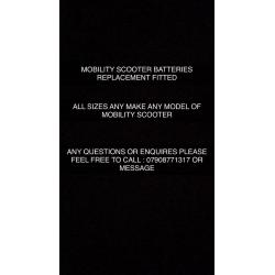 Mobility scooter mobile battery replacement and servicing/repair