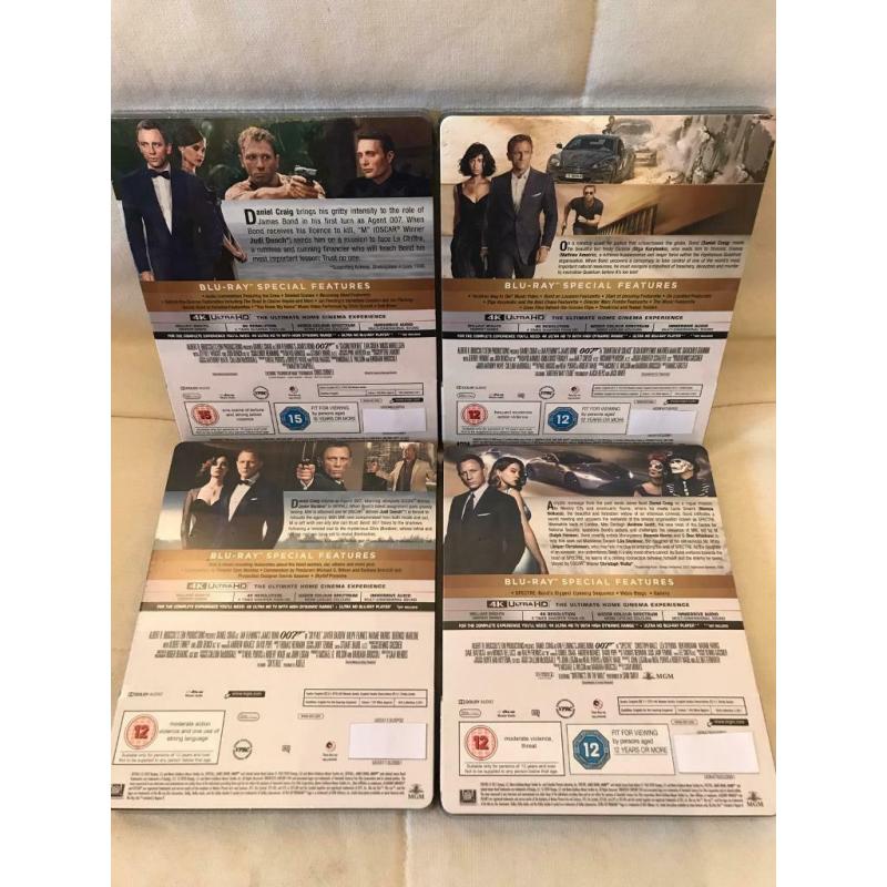 James Bond 007 4K Steelbook collection