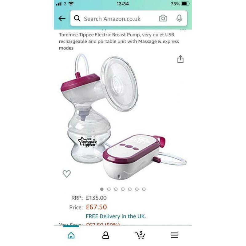 Tommee tippee closer to nature breast pump