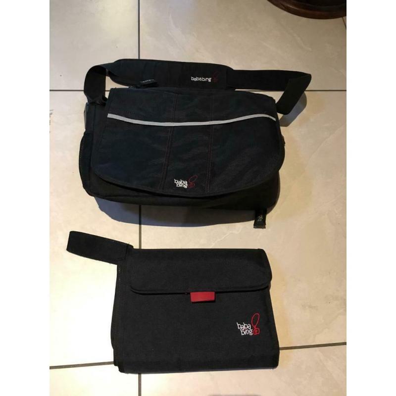 Bababing change bag and matching change mat / bag