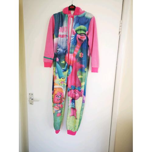 Trolls onesie 8-9 years